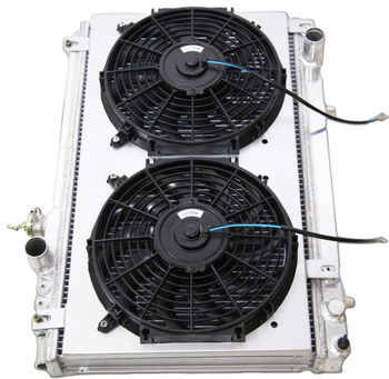 RADIATOR+12" Fan+Shroud for 86-92 TOYOTA SUPRA Manual Transmission ONLY