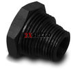 EMUSA 1/2-28 to 3/4-16, 13/16-16, 3/4NPT Automotive Threaded Oil Filter Adapter