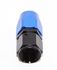BLACK/BLUE -10AN Straight Swivel Oil/Fuel/Gas Line Hose End Male Fitting Adapter