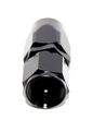 BLACK -10AN AN10 Straight Swivel Oil/Fuel/Gas Line Hose End Male Fitting Adapter