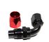 BLACK/RED -10AN AN10 90 Degree Swivel Oil/Fuel/Gas Line Hose End Fitting Adapter