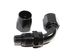 BLACK -10AN AN10 90 Degree Swivel Oil/Fuel/Gas Line Hose End Fitting Adapter