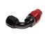 BLACK/RED -8AN AN8 90 Degree Swivel Oil/Fuel/Gas Line Hose End Fitting Adapter