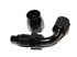 BLACK -6AN AN6 90 Degree Swivel Oil/Fuel/Gas Line Hose End Fitting Adapter