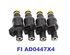 1set (4) Fuel Injector for Audi 97-00 A4/A4 Quattro 98-99 VW Passat 1.8L I4