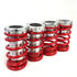 95-99 Mitsubishi Eclipse Coilover Lowering Spring Kits Adj. High/Low RED/SILVER