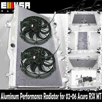 Dual Core Performance RADIATOR+12" Fans for 02-06 ACURA RADIATOR RSX K20 DC5 MT