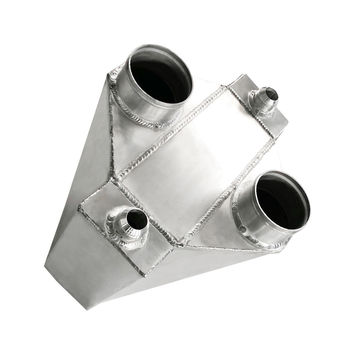 Aluminum Universal Turbo WATER-TO-AIR Intercooler 4" I/O 17" x 15.125" x 14.75"