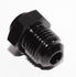 6AN AN-6 Male Thread Straight Weld on Flare Aluminum Anodized Fitting BLACK