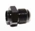 6AN AN-6 Male Thread Straight Weld on Flare Aluminum Anodized Fitting BLACK