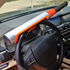 Baseball Bat Type Universal AntiTheft Security Steering Wheel Lock Orange/Silver