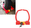 Red Universal Heavy Duty Security Anti-theft Wheel Clamp Max 12 quot; Lock w/2 Keys