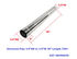 Stainless Steel Exhaust Muffler Cat Delete Pipe Tube 3.5"ID to 3.5"OD 30" Length