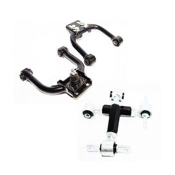 Front Tubular Adj.Upper Control Arm+Rear Camber FOR 96-00 Civic EK EM BLACK