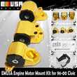 EMUSA Billet 3 Bolt Engine Mount Kit fit 96-00 Civic B-Series D Series Engine EK
