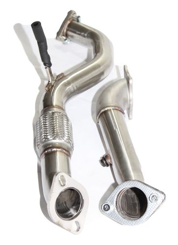 fit 16-18 Honda Civic 1.5 Turbo EX SI FC FK7 Two pieces design SS 2.5" Downpipe 