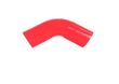 Brand NEW 2.25 quot; Red 45 Degree Silicone hose Coupler 4 layer polyester high