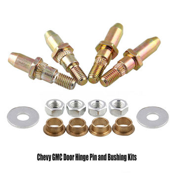 Durable Car Door Hinge Pins Pin Bushing Kit Fit For Ford F150 F250 F350 Bronco