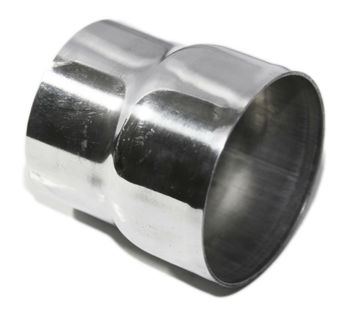 Universal Piping Aluminum Exhaust Reducer 3.5" O.D. to 4" O.D. 3.9" Length 
