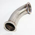 Universal 90 Degree Stainless Steel Elbow Adapter Downpipe 2.5"ID V-band Flange