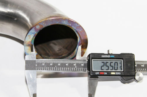 thumbnail image 2 of 90 Degree Stainless Steel Elbow Adapter – 3" ID V-Band Flange – Universal Piping By Emusa 2 of 3