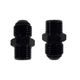 Two (2) Black Aluminum -6AN Transmission Fitting