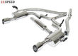 SS Dual Exhaust for 2016-2018 Honda Civic Sedan 1.5T 2.5 quot; Pipe w/4 quot; Tip