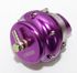 PURPLE Emusa 50MM Turbo blow off valve BOV V Band + 2.5" Adapter