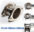 Catback Exhaust Muffler  Extension Flange Steel Adapter 3" to 2.5" 2Bolt Flange