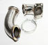 2 Pieces Design DIY 3” Rotatable Down-pipe T3 Flange to 3”ID V-band Flange