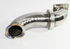 2 Pieces Design 90 Deg SS Elbow Adapter Downpipe  3"ID V-band to T4 Flange