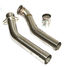 3" SS 2 Pieces Design Downpipe for 94-97.5 Ford F-250 F-350 7.3L Diesel Turbo