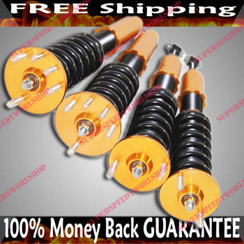 Coilover Suspension GOLD Pillowball  System fit 04-08 Acura TSX 03-07 Accord