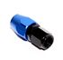 8PCS AN4 BLUE Swivel Fitting Adapters+12FT AN4 Black Nylon Braided Line COMBO