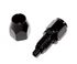 8PCS AN4 BLACK Swivel Fitting Adapters+12FT AN4 Black Nylon Braided Line COMBO