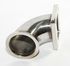 Stainless Steel Adapter T4 flange to 3”ID V-band Flange 90 Degree Elbow Downpipe
