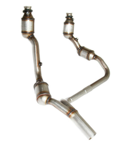 WFLNHB Front Y-Pipe Exhaust Catalytic Converter For Jeep Wrangler JK 3.8L 2007-2009
