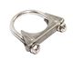 1 Piece 2 quot;ID Exhaust Tail Pipe  Stainless Steel T201 U Bolt Clamp Heavy Duty