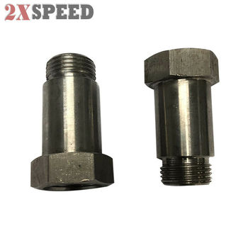 Two(2) M18*1.5 Thread Catalytic Oxygen O2 Sensor Spacer Adapter