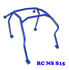 6 Point Anti Roll Cage BLUE for Nissan Silvia S15 Sunroof EX