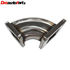 Universal 90 Degree Stainless Steel Elbow Adapter Downpipe T4 to T3 flange
