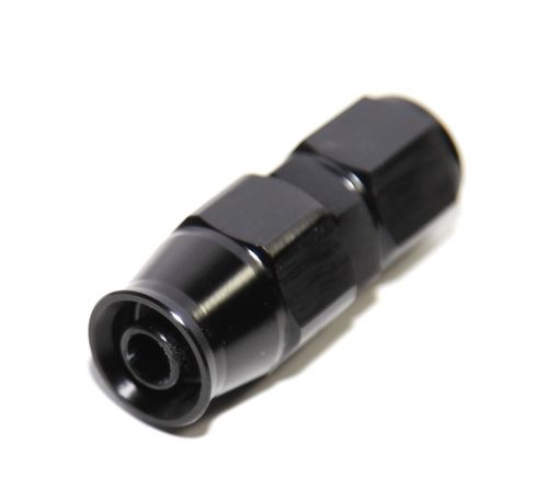 thumbnail image 2 of POSENG AN6 Straight PTFE Swivel Hose End Fitting – Black Anodized Aluminum (Made In USA) 2 of 2