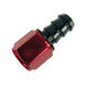 10 AN AN-10 STRAIGHT PUSH-ON MALE FITTING ADAPTER RED