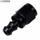 AN10 AN10 Straight Push Lock Oil/Fuel/Gas Hose Line End Fitting Adapter Black