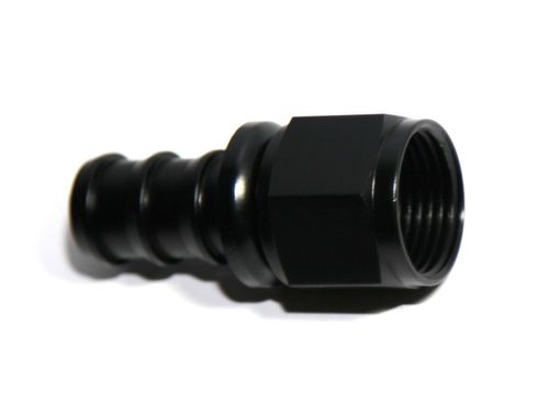thumbnail image 2 of Emusa AN12 Straight Swivel Reusable Hose End Fitting – Black, PTFE Compatible, 12AN, FT_80-001-12_BK-1S082925 2 of 5