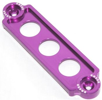 PURPLE Billet Aluminum Battery Tie Down for 92-00 Civic 90-01 Integra 88-91 CRX