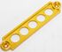 EMUSA Billet Battery Tie Down fit 02-05 Honda Civic Si Hatchback 3D GOLD