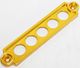 EMUSA Billet Battery Tie Down fit 02-05 Honda Civic Si Hatchback 3D GOLD