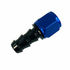1Pcs Blue -6 AN Straight Push-On Hose End Barb Fitting Fuel Line Oil 6AN AN6
