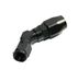 BLACK AN4 4AN AN-4 45Degree Swivel Oil/Fuel Line End Union Elbow Fitting Adapter